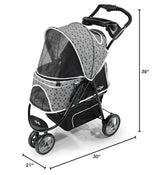 Gen7Pets Promenade Pet Stroller, Black Onyx