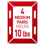 Command 10 lb Medium Picture Hanging Strips 16 Pairs (32 Command Strips), Damage Free Hanging Picture Hangers, No Tools Wall Hanging Strips for Home Decor, White Adhesive Strips