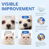 150Pcs Eyes Wipes for Dogs - Tear Stain Remover for Dogs - Dog Eye Cleaner, Eye Debris, Discharge, Mucus Secretions - Eye Wipes for Dogs & cat Eye Wipes - 3.2 inches