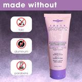 Fresh Body Fresh Breasts Anti Chafing Deodorant Lotion to Powder, 3.4oz - Anti Chafe Cream Whole Body Deodorant for Women, Inner Thighs & Areas that Sweat, No Talc, Aluminum and Fragrance
