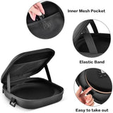 ANKHOH Portable CD Player Case, Travel Carrying Holder Storage for Walkman Discman with CD Earphone&Cable Accessories Storage, Compatible with Deluxe/HOTT/Gueray/GPX/Klim/ARAFUNA, Case Only