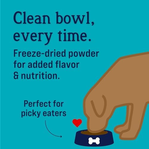 Stewart Single Ingredient Freeze Dried Raw Dog Treats (Beef Liver 21 Ounce + Supper Sprinkles 2.5 Ounce), High Protein, Training Treats or Meal Topper