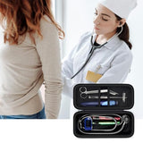 Stethoscope Case Compatible with 3M Littmann Classic III Monitoring/Lightweight II S.E/Cardiology IV Diagnostic/MDF Acoustica Stethoscopes, Extra Pocket for Doctor & Nurse Accessories (Multi-Color)