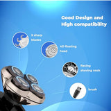12 Pack Shaver Replacement Blades Compatible with Skull Shaver Pitbull Gold PRO & Silver - 4 Head Skull Shaver Blades, Enhanced Pitbull Shaver Replacement Heads for Superior Shaving