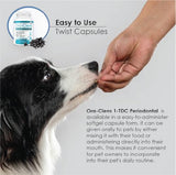 Ora-Clens 1-TDC Periodontal Supplement ES for Dog & Cat, Supports Oral, Hip & Joint Health, Muscle & Stamina Recovery, Skin & Coat Health, 120 Capsules