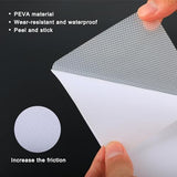 15Pcs Transparent Non Slip Stair Treads 30'' x 4'', Indoor Outdoor Clear Anti-Slip Strips for Elderly, Children, Pets - Protective Carpet Runner Mats