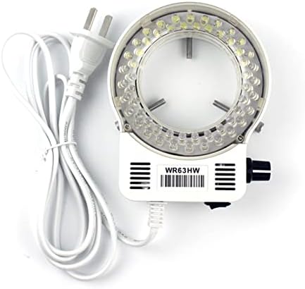 Microscope Accessories Kit Microscope LED Ring Light Illuminator Lamp for Miniscope Ring Light 5W AC 110V-220V, 0-100% Adjustable Lamp Microscope Slides