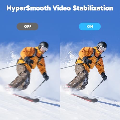 AKASO EK7000 Pro 4K30fps Action Camera with Touch Screen EIS 131ft Waterproof Underwater Camera Remote Control 5X Zoom with Helmet Accessories Kit (with 128GB MicroSD Card)