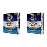 Hot Shot MaxAttrax Roach Bait, 12 Child-Resistant Bait Stations (Pack of 2)