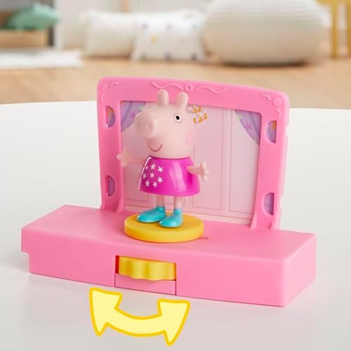 Peppa Pig Peppa’s Dance Party Playset with House, 2 Figures, 6 Accessories, Preschool Toys for Girls and Boys, Kids Gifts, Ages 3+ (Amazon Exclusive)