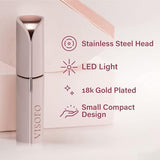 Facial Hair Removal for Women - Electric Razor Device, Small Dermaplaning Remover Tools Finishing Epilator Trimmer Flawless Face Dermaplane Shavers Beauty Gadgets Accessories by VISOFO (Agate)
