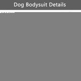 Due Felice Dog Onesie for Surgery Dog Recovery Suit for Female Male Dog Shedding Suit Full Coverage Pet Surgical Recovery Bodysuit After Surgery Wear Anxiety Calming Shirt Gray/3XL