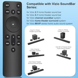 Gvirtue New Replacement-Remote for Vizio-Soundbar-Remote, Remote for Vizio 5.1/2.1 Home Theater Sound Bar，for Vizio M/V/P Series Home Audio Sound System