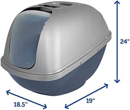 Petmate Basic Hooded Cat Litter Pan, Made in USA