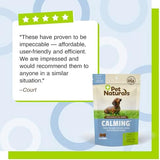 Pet Naturals Calming for Dogs, 30 Chews - Naturally Sourced Stress and Anxiety Calming Ingredients for Behavior Support - Vet Recommended