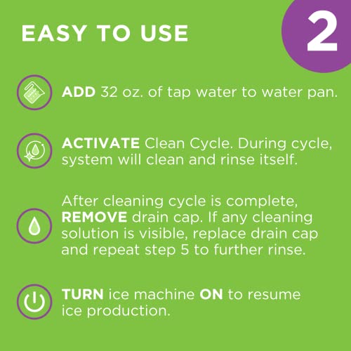 Affresh Ice Machine Cleaner, Helps Remove Hard Water and Mineral Buildup for Great-Tasting Ice