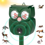 2024 Upgraded Ultrasonic Pest Repeller Outdoor Solar Animal Repellent with Motion Sensor Cat Repellent Outdoor Waterproof to Repel Dog Raccoon Fox Rabbit Deer Squirrel Skunk Repellent for Yard Garden