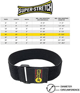Super-Stretch Wrap-It Storage Straps, 24" (4 Pack) - Elastic Hook and Loop Cinch Straps - Garden Hose Strap, Pool Hose Organizer, Cables Straps, Extension Cord Wrap, Garage and RV Storage Accessories