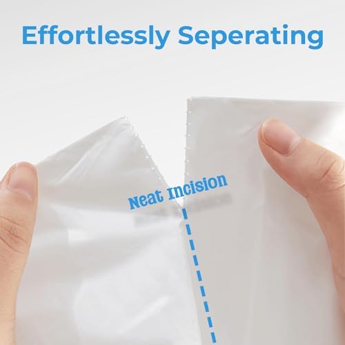 120 Pack Cat Litter Bags with Drawstring, Compatible with Litter-Robot 3/4 Heavy Duty Cat Litter Box Liners Waste Bags Replacement