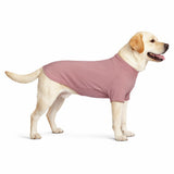 Premium Yoga-Fabric Dog T-Shirt – Breathable, Stretchy, Anti-Shedding Pet Clothes for All Seasons, Small to Large Dogs Dusty Pink 3XL