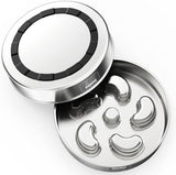 Slow Feeder Dog Bowl, Double Wall Food-Grade Stainless Steel, Heavy Duty with Non-Slip Rubber Base, 2Cups Capacity for Medium Dogs to Slow Down Eating