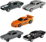 Bundle of Hot Wheels 5-Car Pack of 1:64 Scale Vehicles + Hot Wheels RC 1:15 Scale Shark Speeder, Remote-Control Vehicle That Bends, Turns & Slides Like a Mutant Machine, Features Lights & Sounds