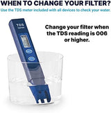 ZeroWater Official Replacement Filter - 5-Stage 0 TDS Filter Replacement - System IAPMO Certified to Reduce Lead, Chromium, and PFOA/PFOS, 2-Pack