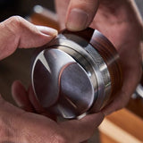 54mm Espresso Distribution Tool Stainless Steel Adjustable Wooden Coffee Distributor Compatible with Breville Espresso Machine Accessories