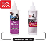Nutri-Vet Ear Cleanse for Dogs, Ear Cleaner & Deodorizer, Gentle Formula, Salicylic Acid Cleanser, Reduces Wax Buildup, Itch & Infection Relief, Soothing Aloe Formula, 8 oz