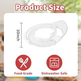 Removable Pouring Shield Splash Guard for KitchenAid 5.5-7 Quart Bowl-Lift Stand Mixers, Prevents Mess and Flour Dust, Mixer Accessories and Attachments