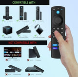 New Voice Remote Replacementf for FireStick 3rd Gen (L5B83G), Fit for TV Stick/ 4K Max, 2nd Gen, Lite, Cube(1st Gen & 3nd Gen)【not include Batteries】