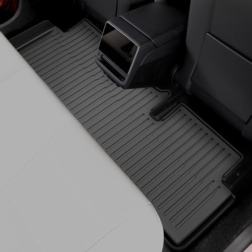 2025 New Version Tesla Model 3 Highland Extra-Thick Floor Mats Custom Fit All Weather TPE Cargo Liner Cargo Trunk Accessories,Compatible 2021-2025 (Tesla Model 3 Floor mats Set of 6)