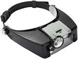 Microscope Accessories Kit Loupe Microscope LED Light 1.5X 3X 6.5X 8X Helmet Style Magnifier Microscope Slides