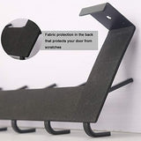 WEBI Over The Door Hooks for Hanging:Over The Door Towel Rack,Over Door Coat Hanger Over Door Coat Rack for Hanging Towels,Hats,Coats,Behind Back of Bathroom,Bronze