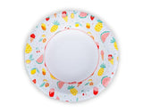 Glad Everyday Disposable Paper Bowls with Picnic Design| Cut-Resistant, Microwavable Paper Bowls for All Foods & Daily Use | 12 oz, 50 Count - 12 Pack