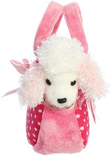 Aurora® Fashionable Fancy Pals™ Fancy Pink Polka Dot™ Stuffed Animal - On-The-go Companions - Stylish Accessories - 8 Inches