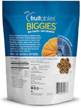 Fruitables Biggies Dog Biscuits – Crunchy Dog Biscuits Made with Pumpkin – Healthy Dog Treats Packed with Real Fruit Flavor – Free of Wheat, Corn and Soy – Pumpkin & Blueberry – 16 oz