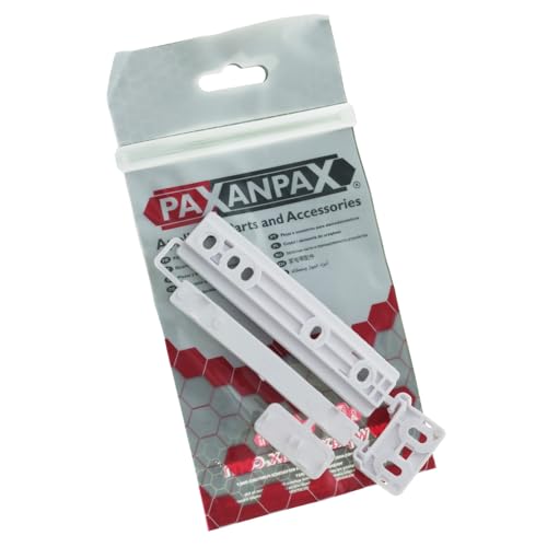 Paxanpax PRF062 Universal Integrated Fridge Freezer Decor Door Mounting & Installation Plastic Sliding Bracket Fixing Kit