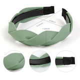 WOVOWOVO 4 Pieces Braided Headband for Women Girls Fashion Hairband for Women's hair Wide Headbands Non Slip Hairhoop Solid Colors Accessories