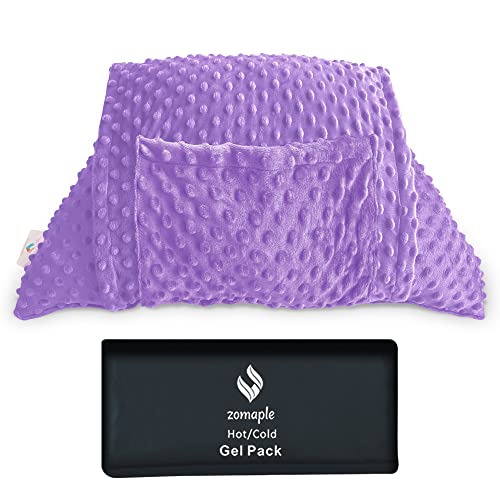 Zomaple Hysterectomy Pillow- Super Comfy Shock Absorbing Hysterectomy Recovery Pillow with 2 Pockets and Gel Pack- Tummy Pillow with Hands Placement Pouch