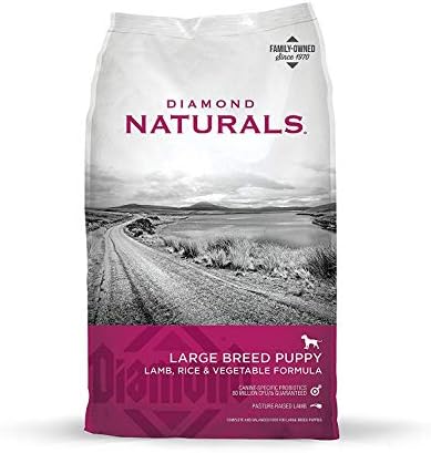 Diamond Naturals Large Breed Puppy Real Lamb Recipe Premium Dry Dog Food, 6 lb
