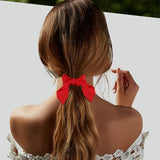 20 Pack Satin Hair Accessories for Women - Bow Scrunchies, Bunny Ear Hair Ties with Tails for Thick Hair and Girls