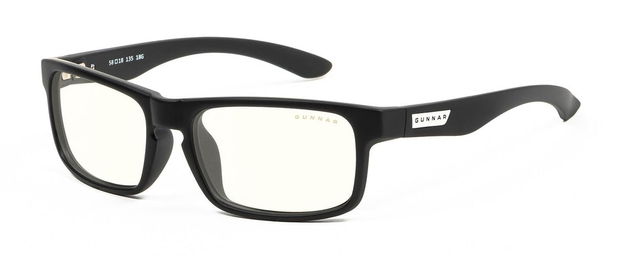 GUNNAR - Premium Gaming and Computer Glasses - Blocks 35% Blue Light - Enigma, Onyx, Clear Tint