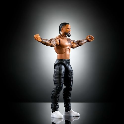 Mattel WWE Elite Action Figure & Accessories, Series #114 6-inch Collectible Jimmy USO with 25 Articulation Points & Swappable Hands