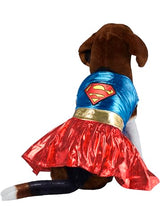 DC Comics Superheroes: Supergirl Pet Costume for For Dogs or Cats by Rubies, Small