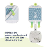 VEYOFLY Flying Insect Trap Refill- Plug in Bug Catcher Indoor Refills, Indoor Fly Trap, Indoor Fly Trap,Trap for Mosquitos, Bugs, Insects, Gnats, Moth and Fruit Flies -Plug in Refill (Pack of 5)