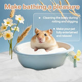 Sukh 47OZ Hamster Sand Bath - Fine Desert Sand Hamster Bedding Reptile Silica Sand Gerbil Hideout for Hamster Chinchillas Gerbil Syrian Mice Small Animals Small Pets