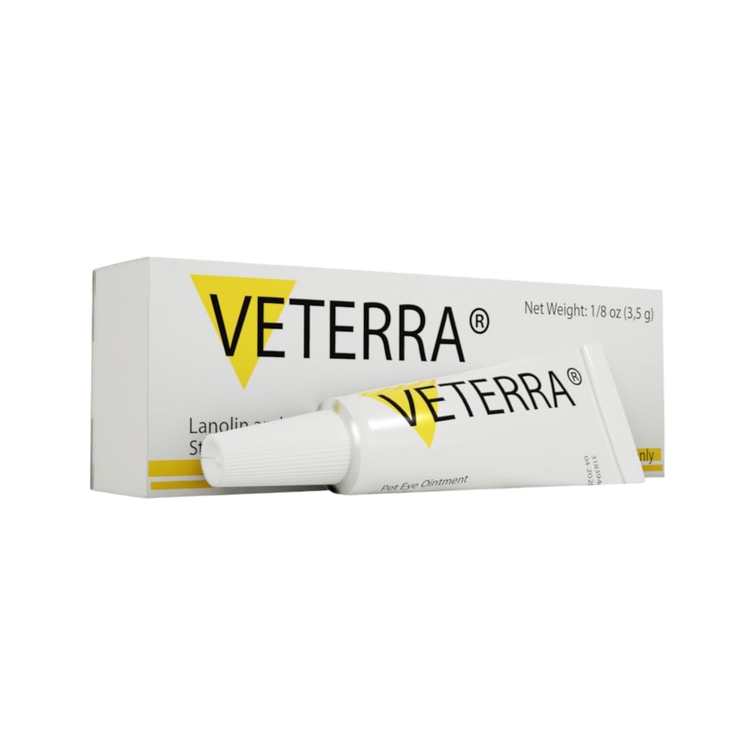 Veterra Eye Health Cream for Cats,Dogs and All Pets 1/8 oz /3.5gr