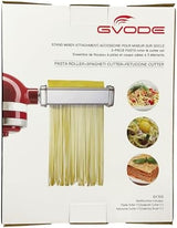Pasta Attachment for KitchenAid Stand Mixer Included Pasta Sheet Roller, Spaghetti Cutter and Fettuccine Cutter Pasta Maker Stainless Steel Accessories 3Pcs by Gvode