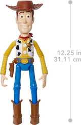 Mattel Disney and Pixar Toy Story Large Action Figure, Posable Woody Collectible in Signature Sheriff Look with Removable Hat, 12-inch Scale